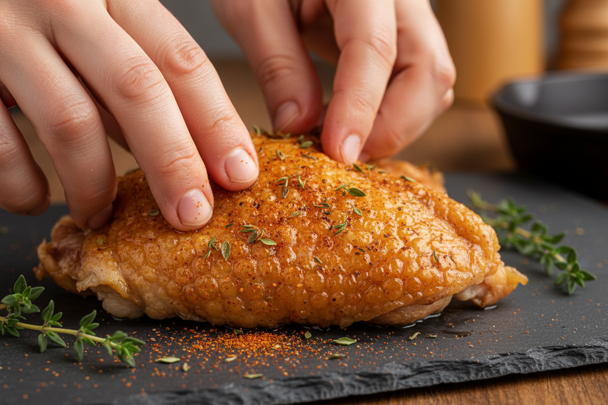 Oven Baked Chicken Thighs preparation step 1