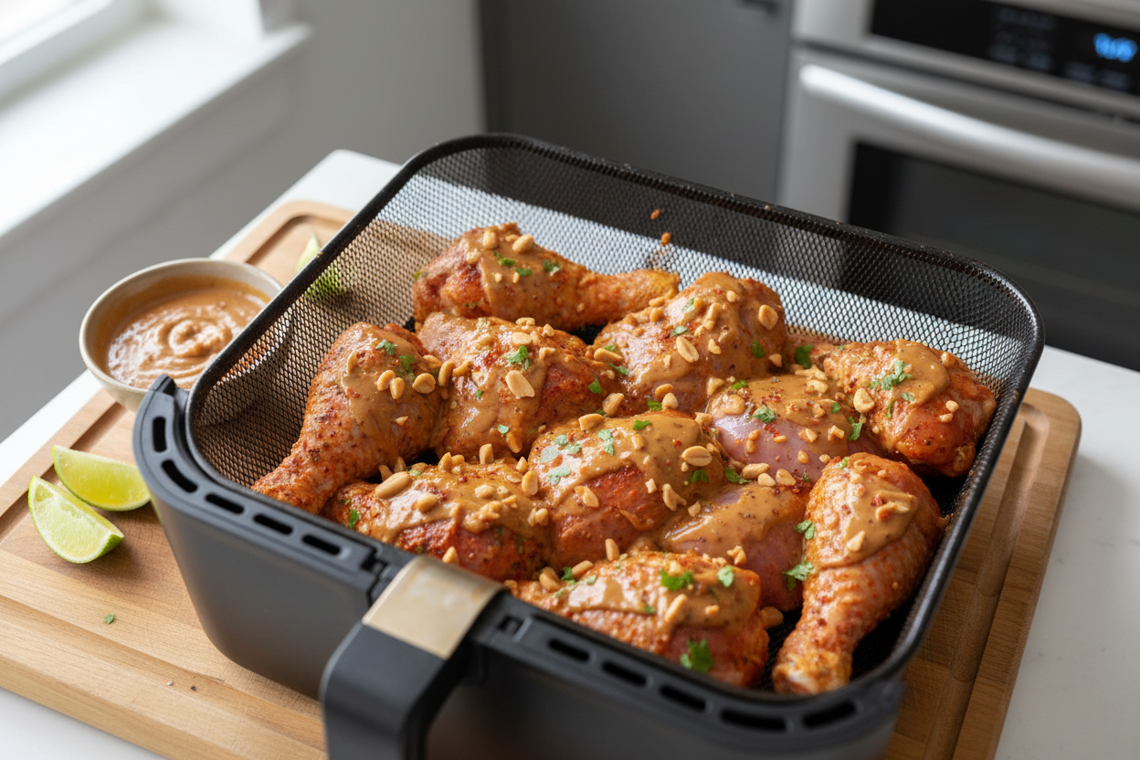 Peanut Butter Chicken Air Fryer preparation step 2