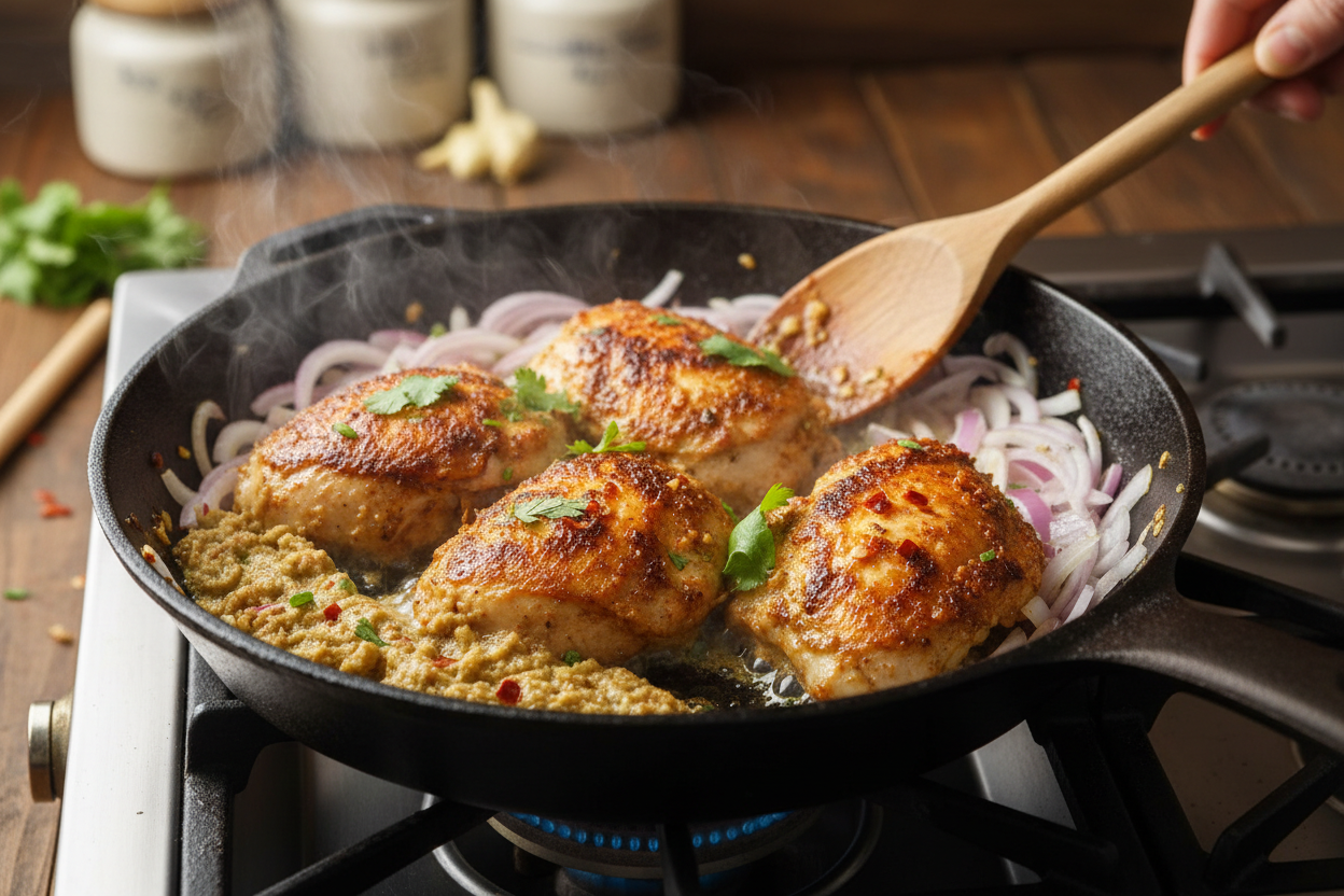 Quick & Easy Homemade Butter Chicken Recipe preparation step 2