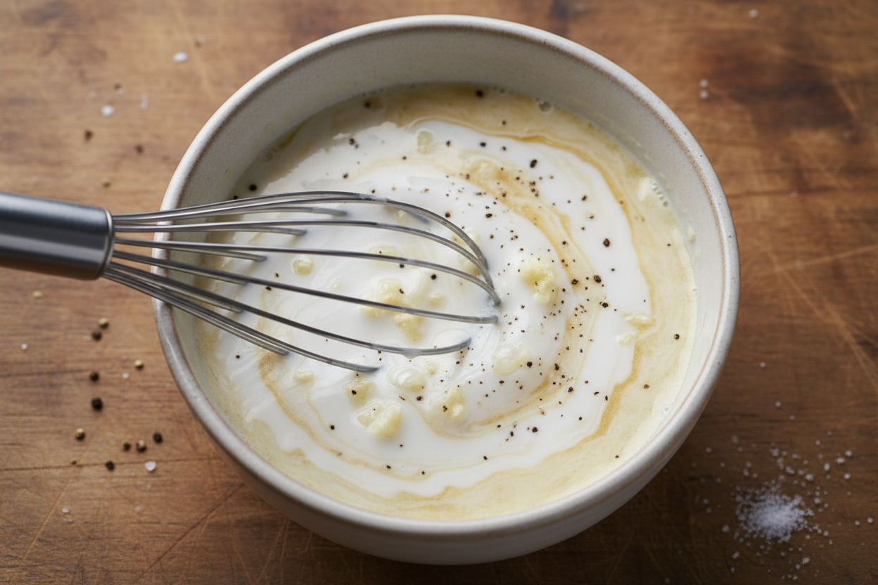 Savory Slow Cooker Creamy Garlic Chicken with Fresh Veggies preparation step 2