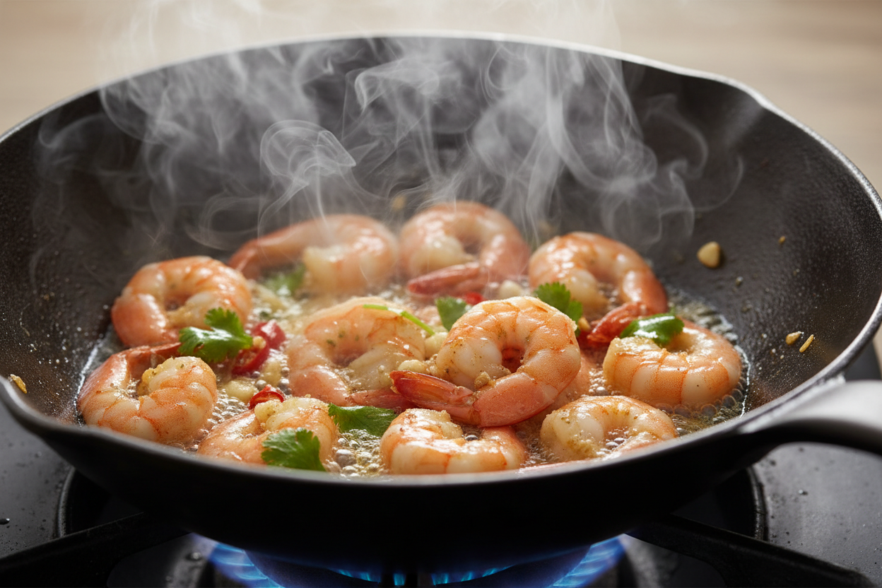 Shrimp Fried Rice preparation step 1
