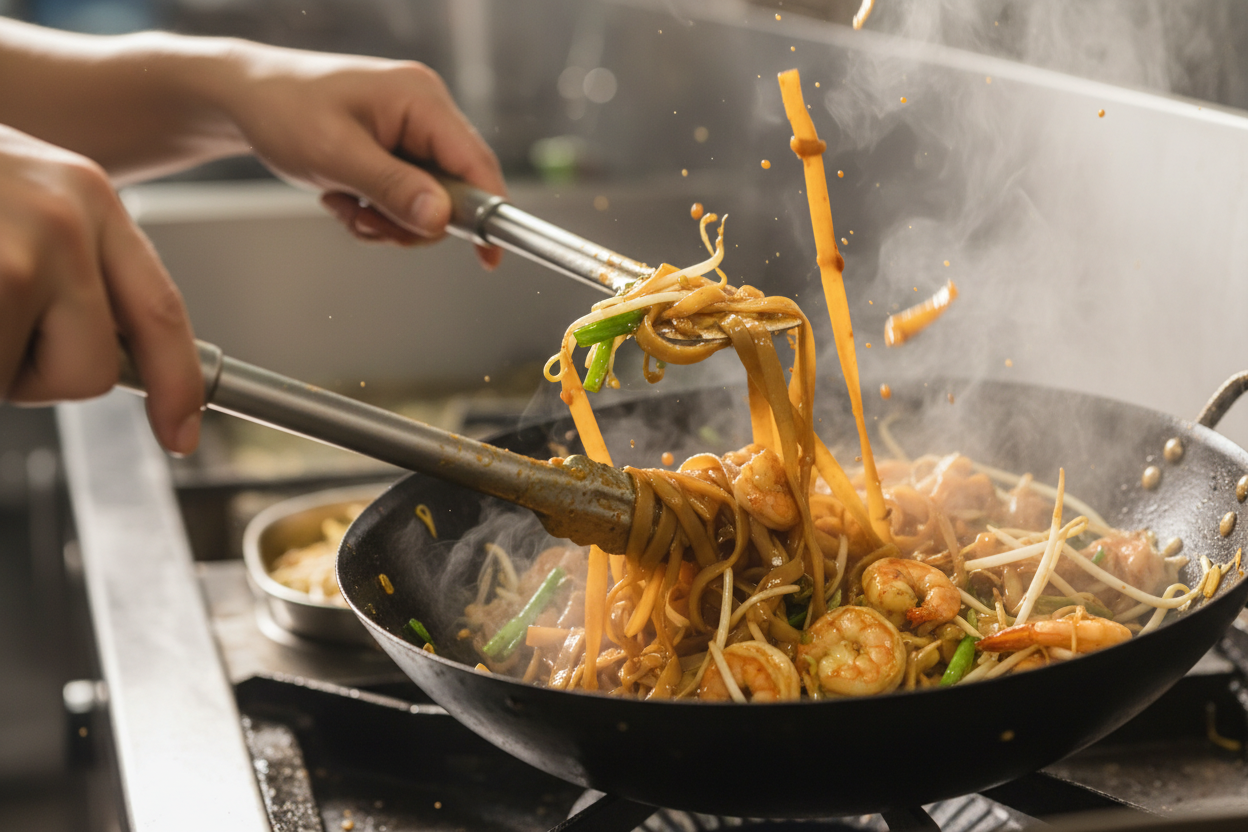 Shrimp Pad Thai Recipe preparation step 1