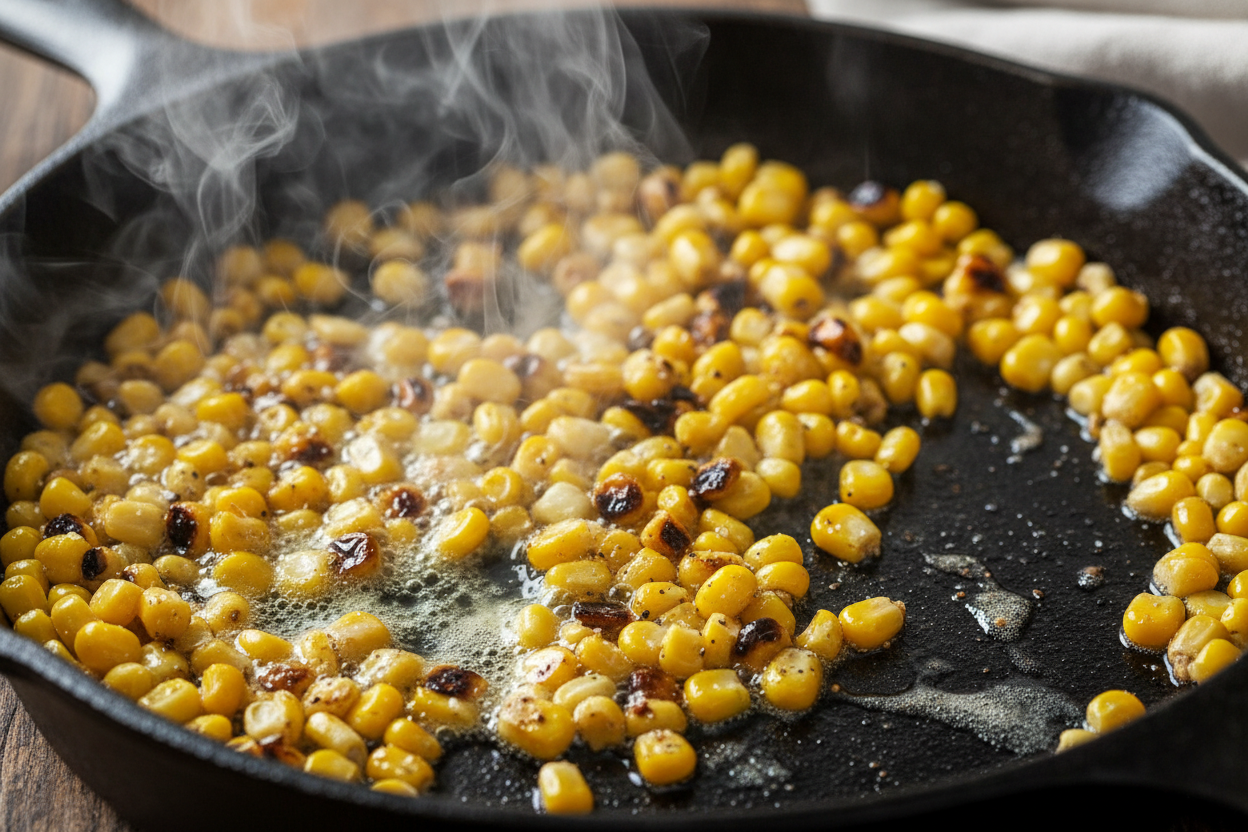 Skillet Mexican Street Corn preparation step 1