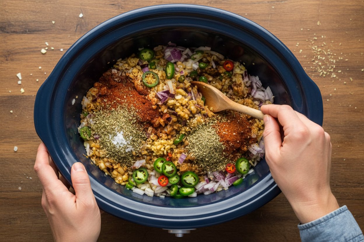 Slow Cooker Mexican Chicken Lime Soup You’ll Crave Tonight preparation step 2