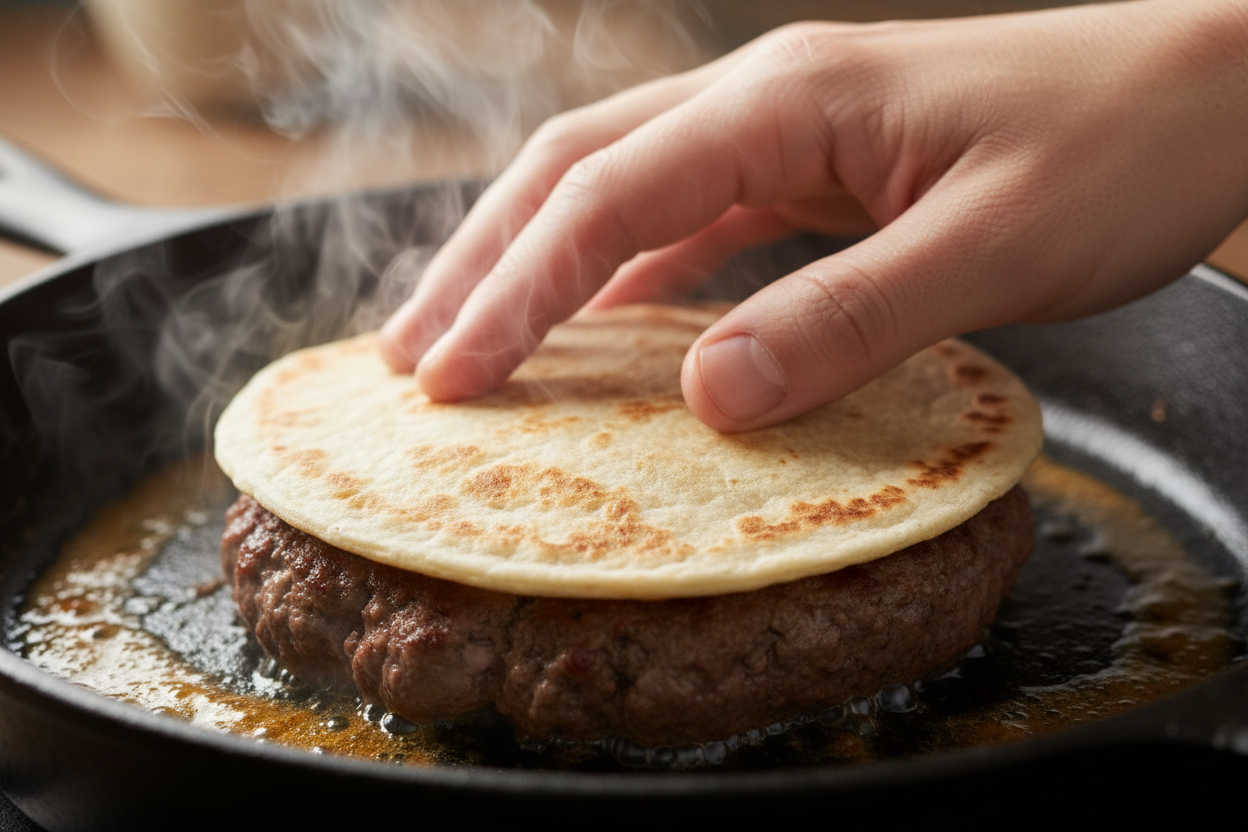 Smashburger Quesadillas preparation step 1