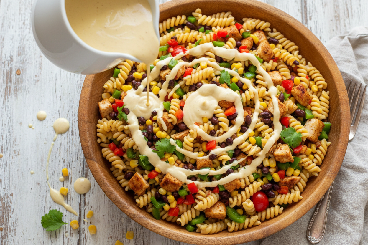Southwest Pasta Salad preparation step 2