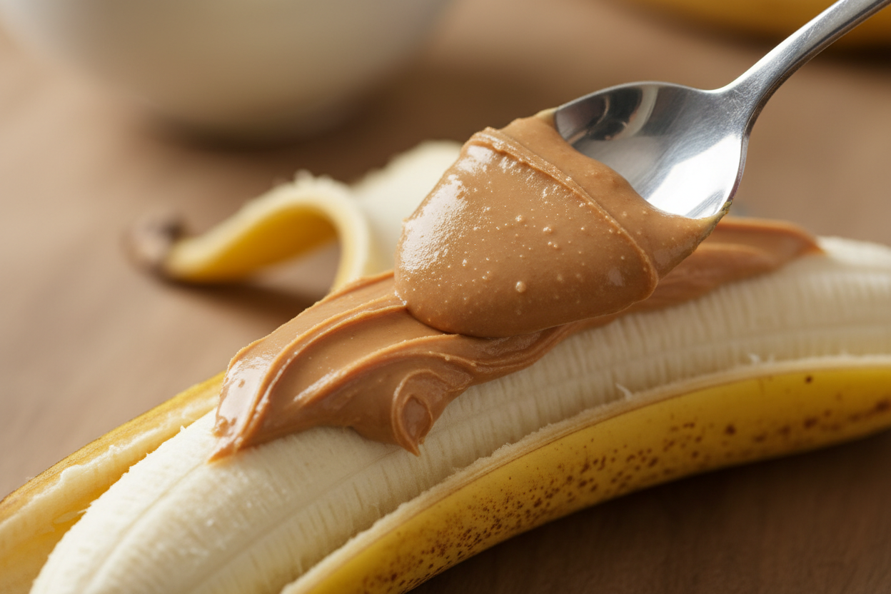 Stuffed Bananas with Peanut Butter, Chocolate, and Coconut preparation step 1