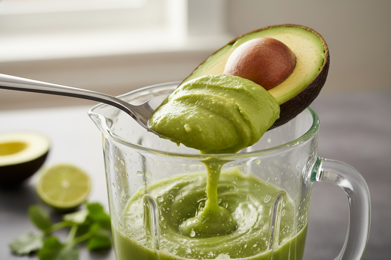 Tasty Chilled Cucumber Avocado Soup preparation step 1