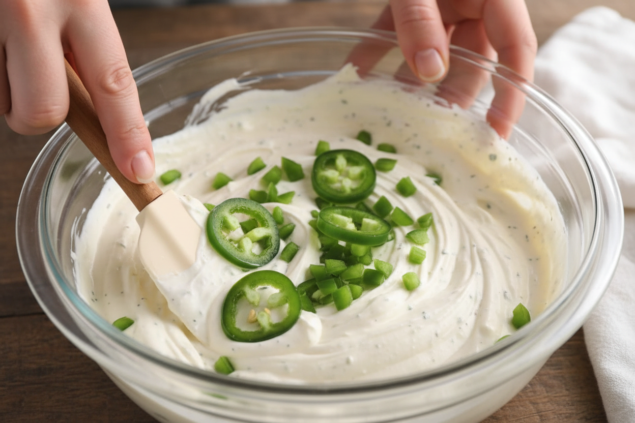 Viral Boat Dip (Rotel Ranch Dip) preparation step 1