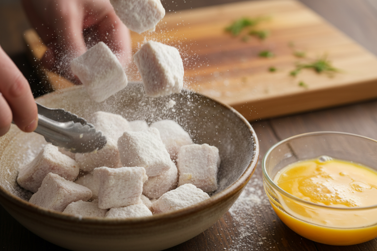 Zesty Spicy Ginger Chicken preparation step 1