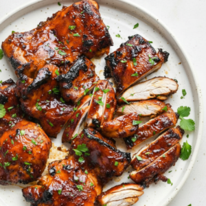 Oven-Baked Caramelized BBQ Chicken Thighs (Sticky & Easy)