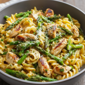 Easy Chicken Asparagus Pasta: Quick 30-Minute Dinner