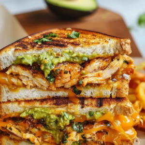 Easy Grilled Chicken and Guacamole Sandwich Recipe