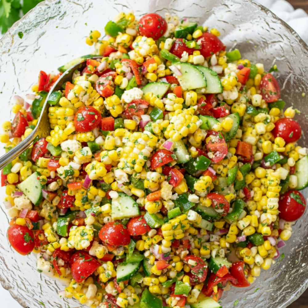 Fresh Summer Sweetcorn Toss Recipe | Quick & Crunchy Side
