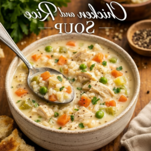 Homemade Velvety Chicken and Rice Stew: A Cozy Recipe