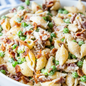Creamy Pasta Salad with Beef and Peas: A Perfect Side Dish