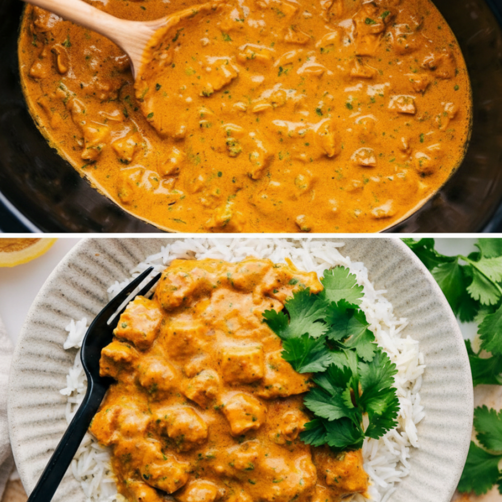 Easy Slow Cooker Butter Chicken (Creamy & Kid-Friendly)