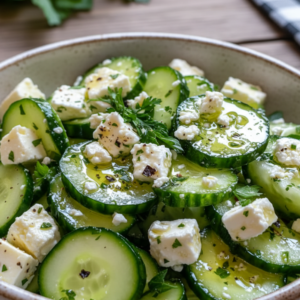 Easy Cucumber Feta Salad Recipe for Summer Picnics