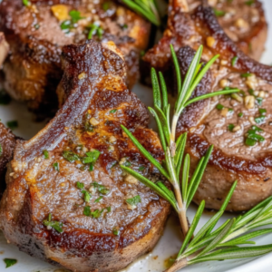 Juicy Garlic Lamb Chops: Pan-Seared Butter Herb Recipe