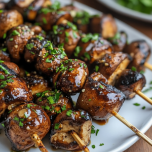 Delicious Grilled Mushroom Skewers: Easy BBQ Kabobs