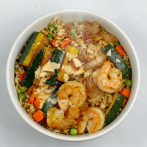 Easy Homemade Hibachi Shrimp Rice Bowl (Meal Prep Ready)
