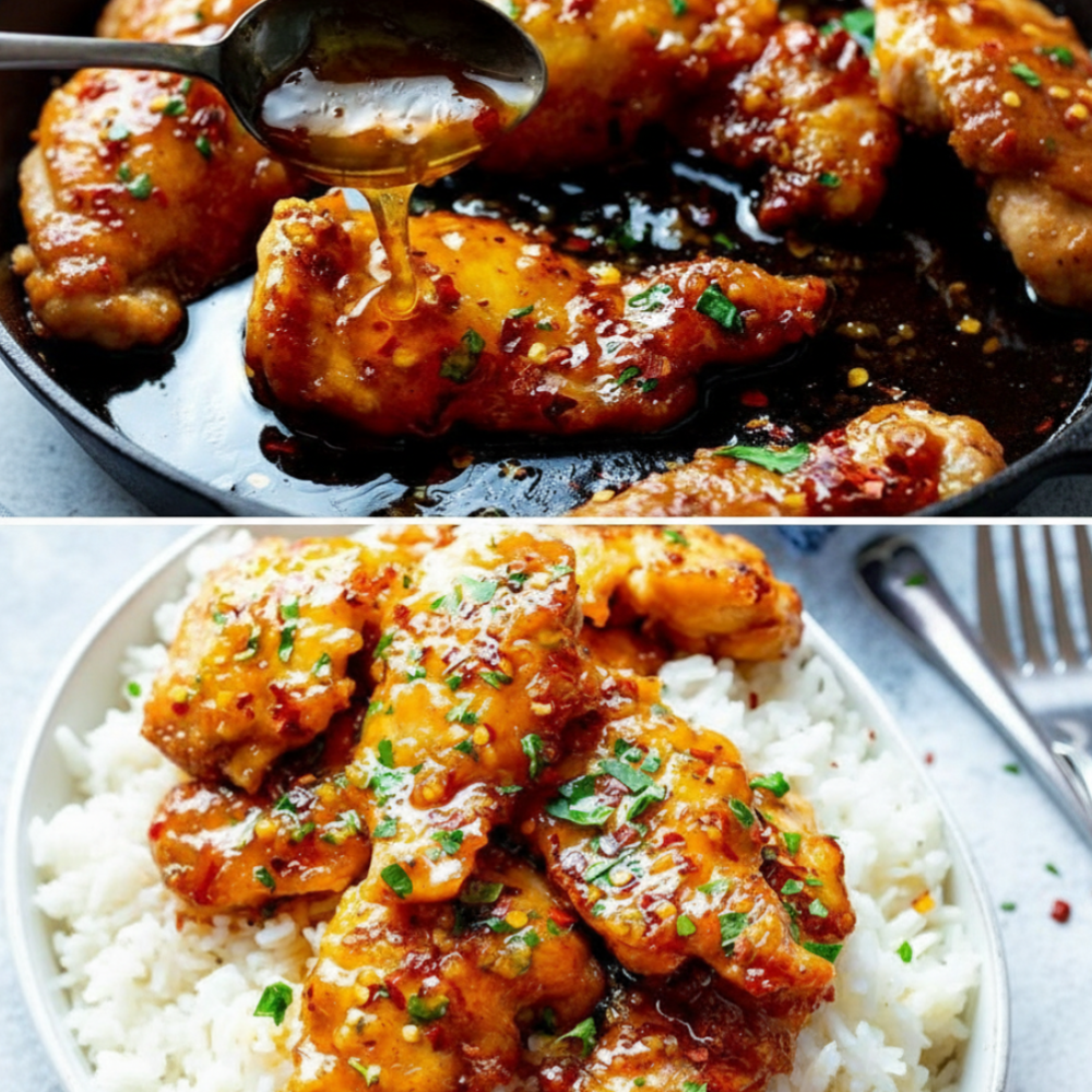 20-Minute Sticky Glazed Chicken Dinner Recipe