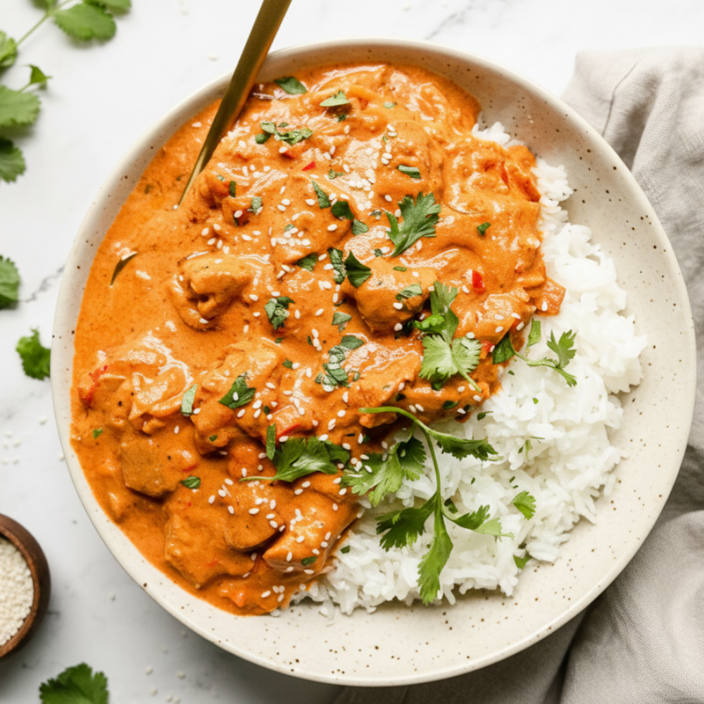 Slow Cooker Indian Butter Chicken: Creamy Crockpot Dinner