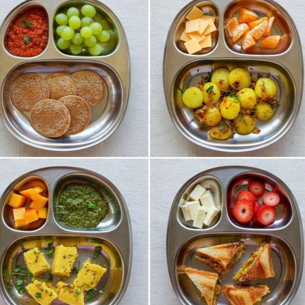 Wholesome Indian Toddler Breakfast Platter Ideas & Recipes