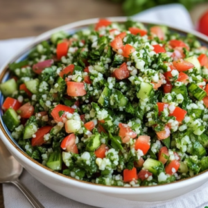 Authentic Lebanese Tabbouleh Salad Recipe | Fresh Herb Bowl