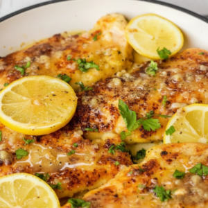 Easy Lemon Chicken Recipe with Garlic Butter Sauce