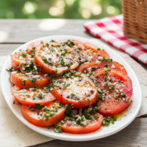 Quick & Easy Marinated Tomatoes for Summer BBQs