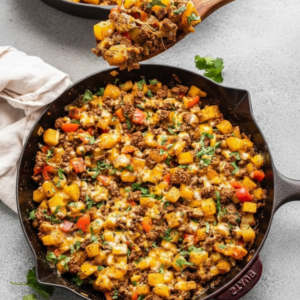30-Minute Mexican Ground Beef and Potato Skillet