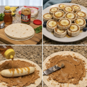 Quick & Easy Peanut Butter Banana Sushi Rolls for Kids