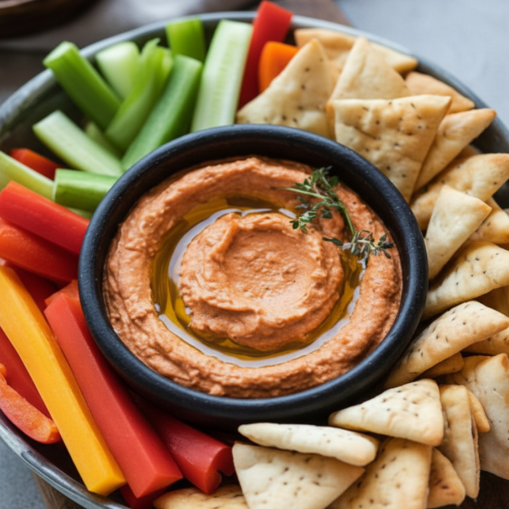 Roasted Bell Pepper Dip: A Smoky, Creamy Recipe