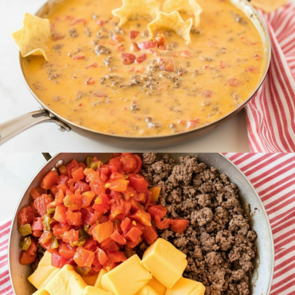 Easy 3-Ingredient Beef Cheese Dip Recipe