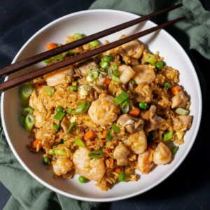 Authentic Shrimp and Chicken Fried Rice Recipe (Better Than Takeout)
