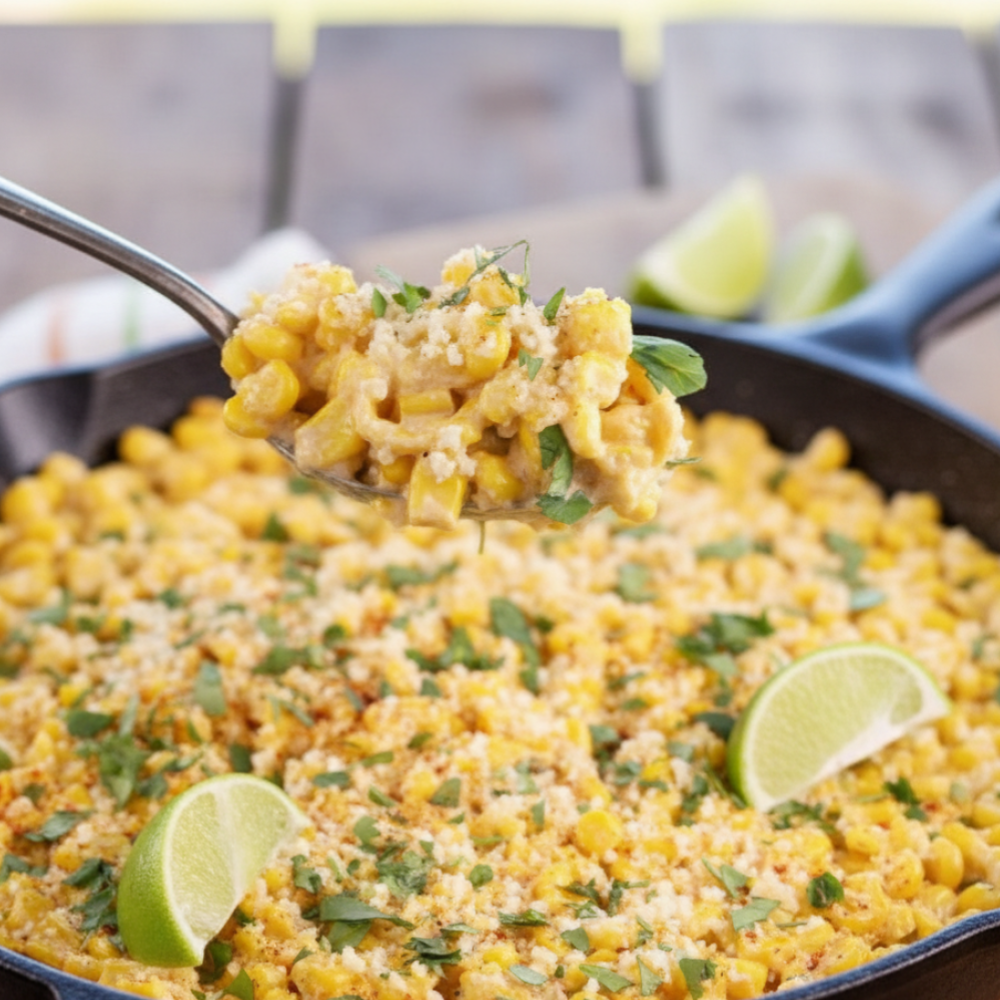 Quick Pan-Roasted Mexican Street Corn (Esquites)
