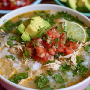 Slow Cooker Mexican Chicken Lime Soup (Easy Recipe)