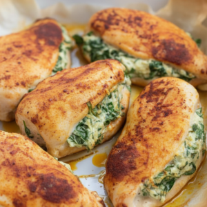 Spinach Stuffed Chicken Breasts: Easy Low Carb Recipe