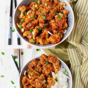 Crispy Sticky Sesame Cauliflower Recipe (Vegan)