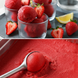 Easy Homemade Frozen Berry Dessert (4 Ingredients)