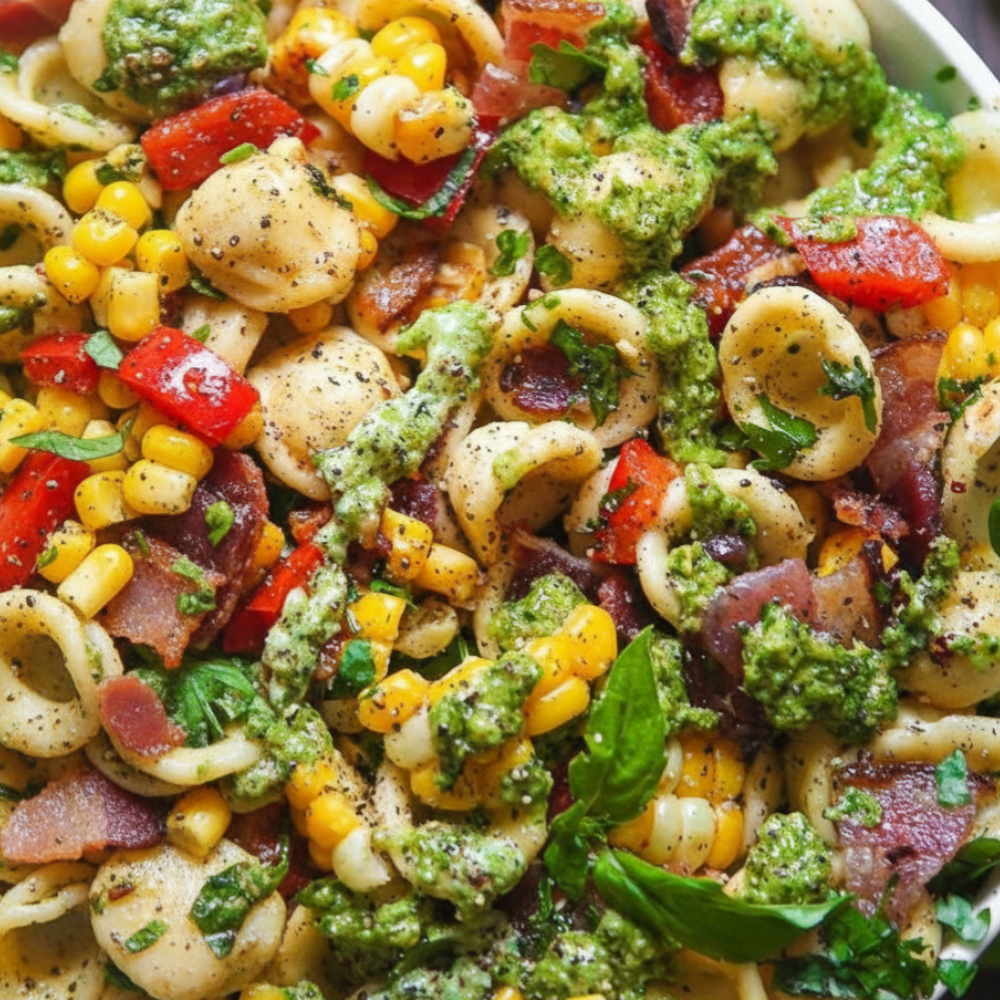 Creamy Pesto Orecchiette & Steak Salad: A Perfect Summer Dish