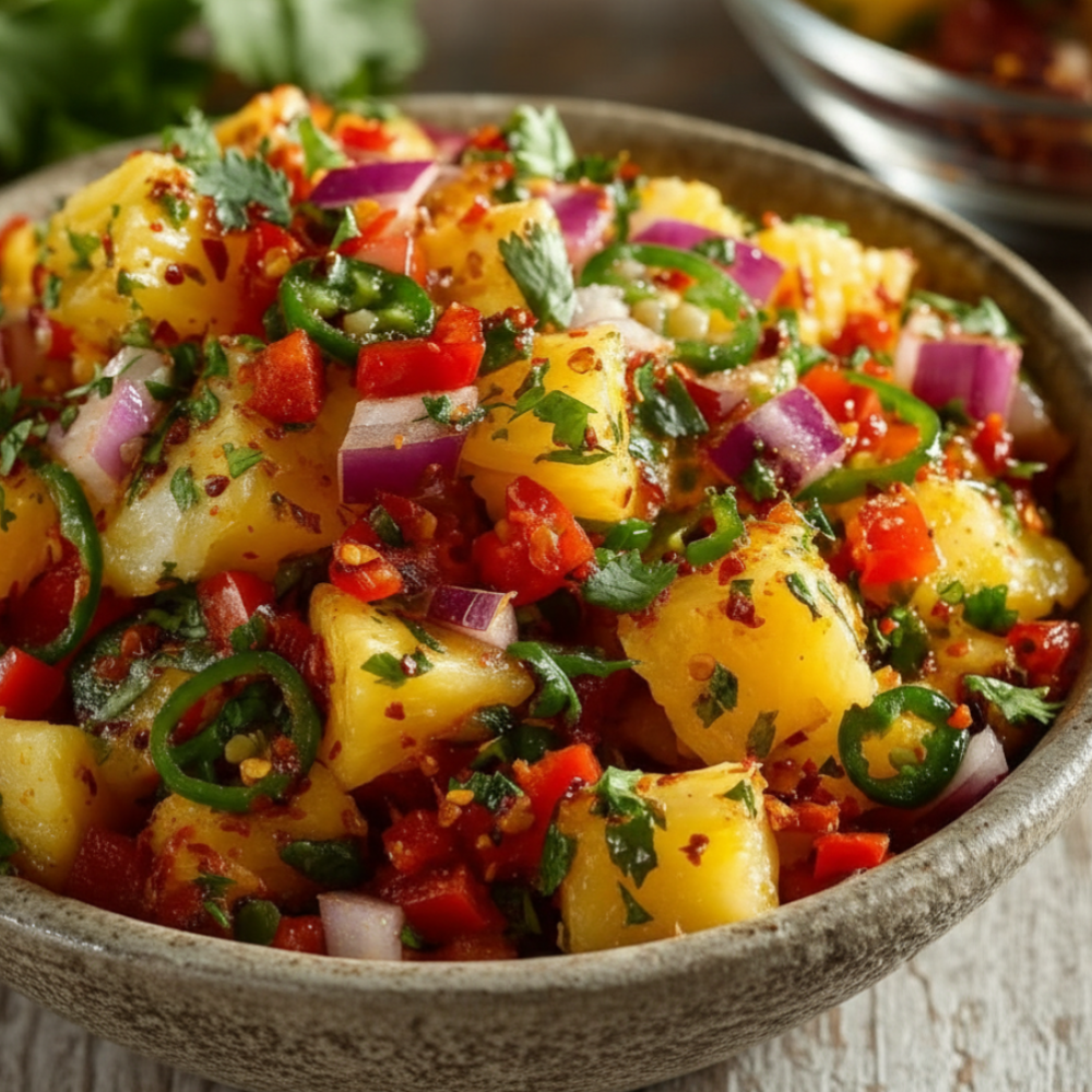 Sweet and Spicy Pineapple Salsa Recipe: Fresh & Zesty