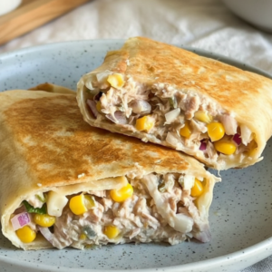 10-Minute Tuna Melt Wrap: Easy & Healthy Lunch