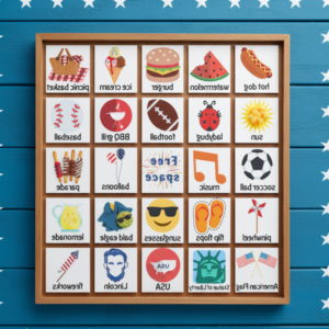 Free 4th of July Bingo Game & Patriotic Snack Recipe