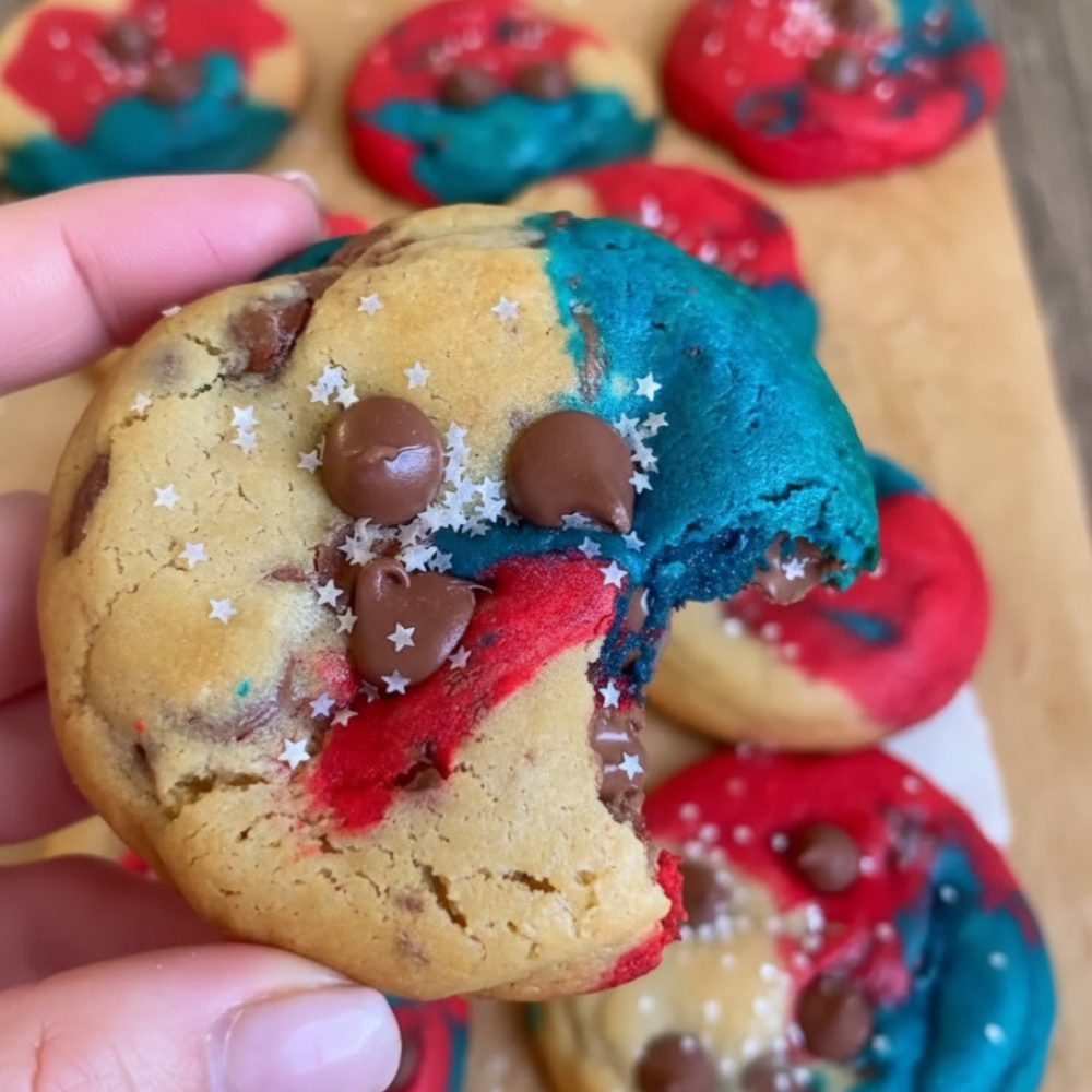 Easy 4th of July Cookies: Red, White, and Blue Treats