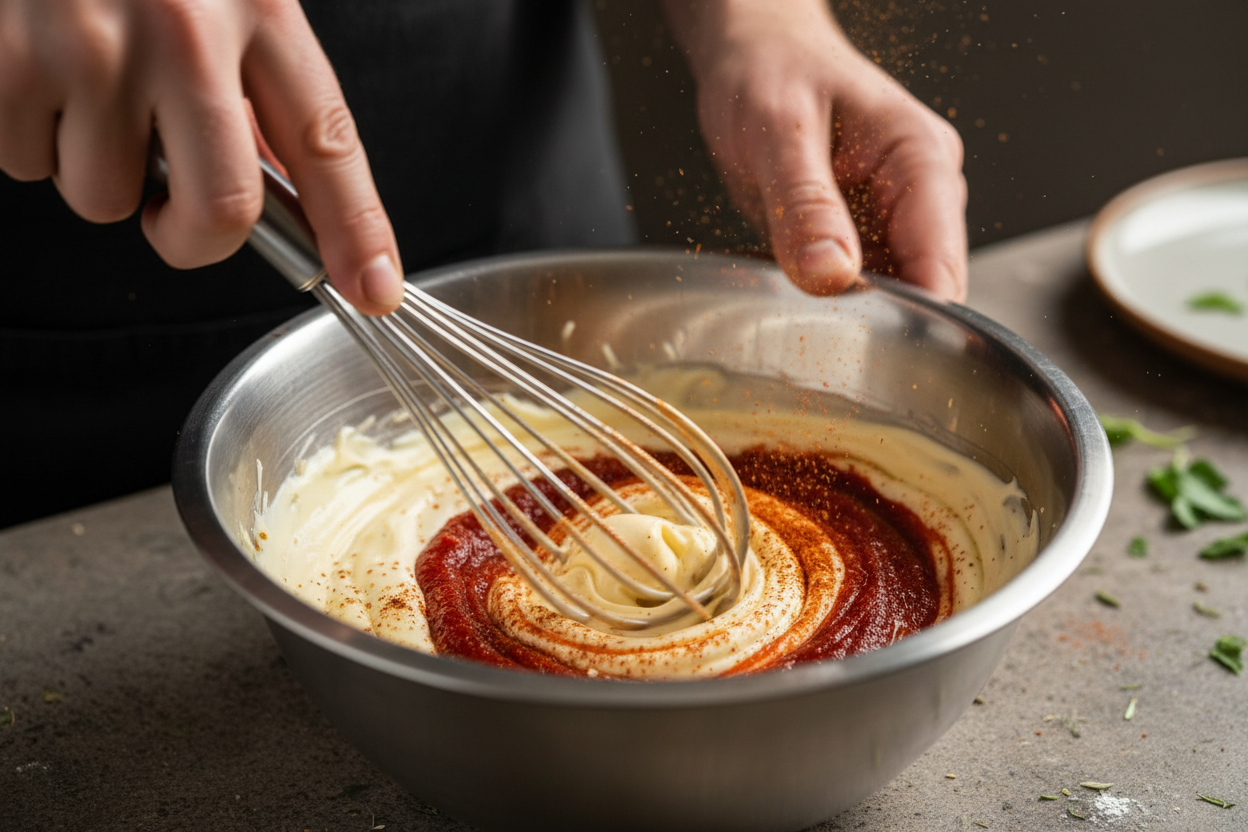 5 Minute Yum Yum Sauce preparation step 1