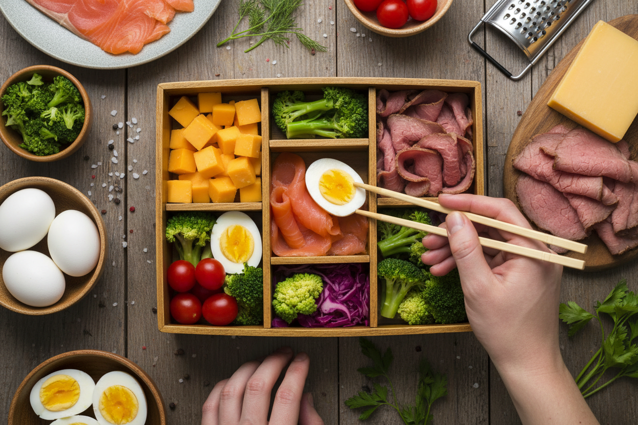 Bento Box Snack Prep Ideas preparation step 1