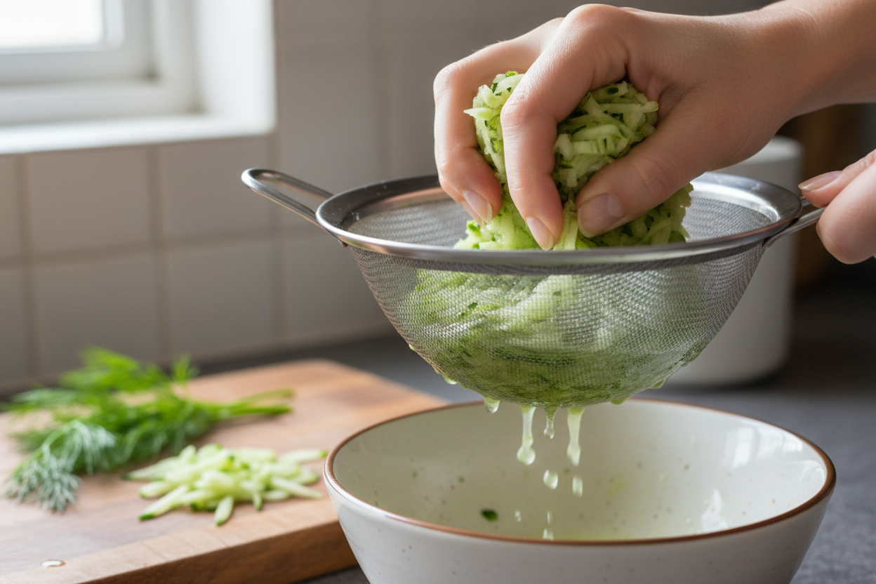 Best Homemade Tzatziki Sauce preparation step 1