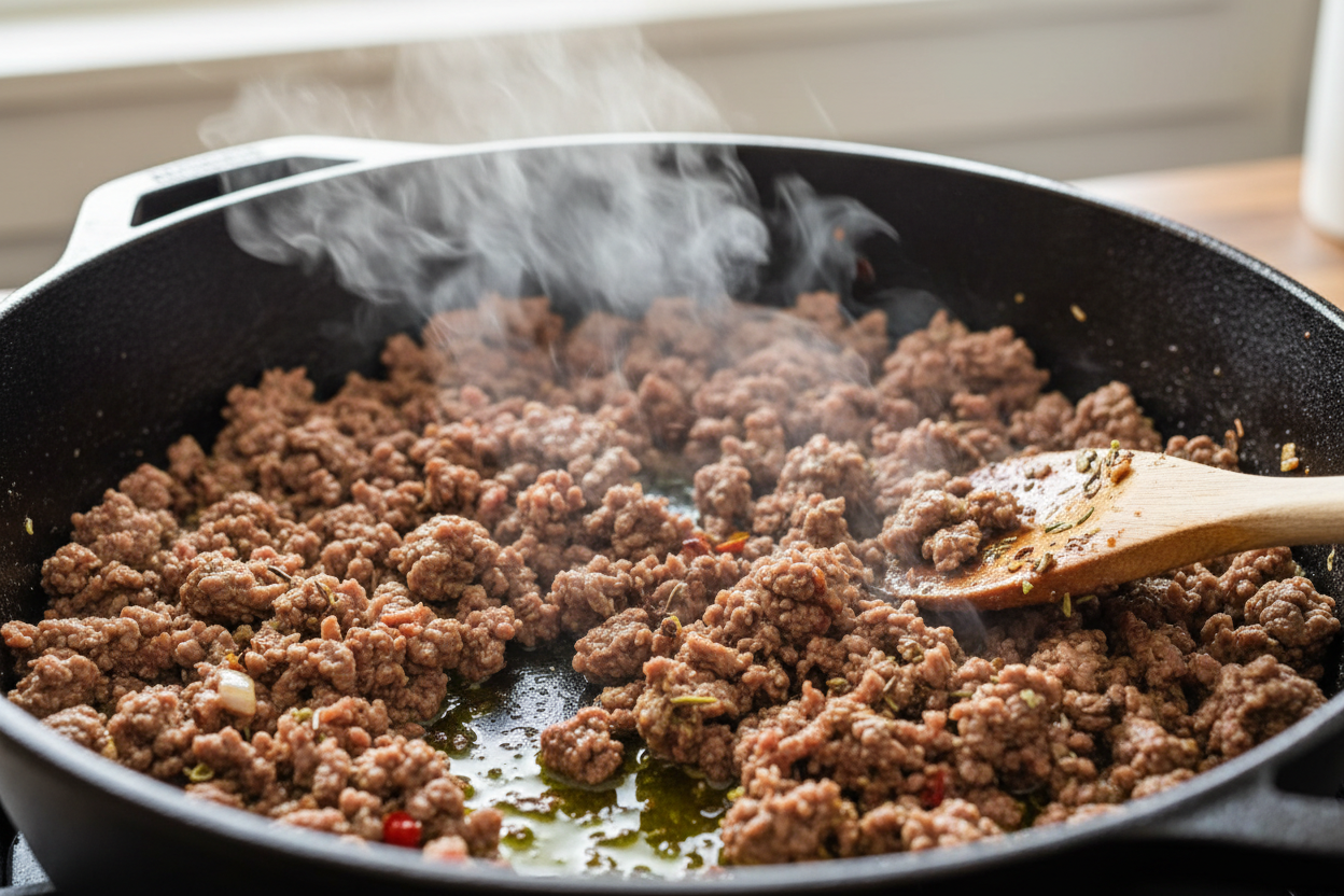 Best Texas Style Chili Recipe No Beans preparation step 1